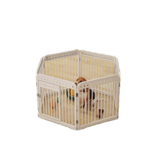 Cat fence, indoor anti-jump, anti-jailbreak, changeable pet fence, foldable, punch-free, dog isolation fence, Teddy cover, gun gray 4 pieces, no door, 75 high