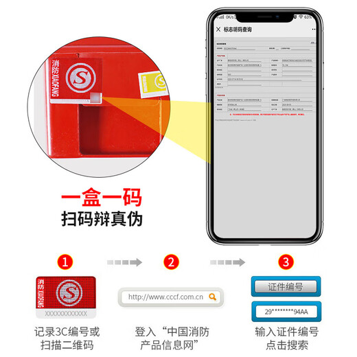 Ji'an gas mask fire protection smoke mask 3c household filtering self-rescue respirator fire escape full single escape package