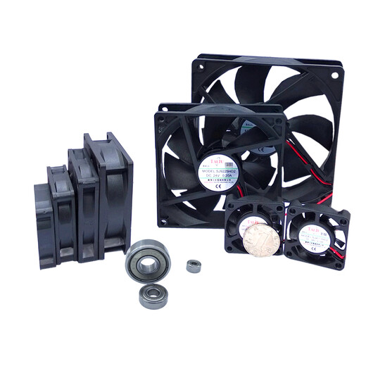 散热风扇12V24V伏DC直流功放机变频器9225电瓶车电动车充电器风扇 6015 12V