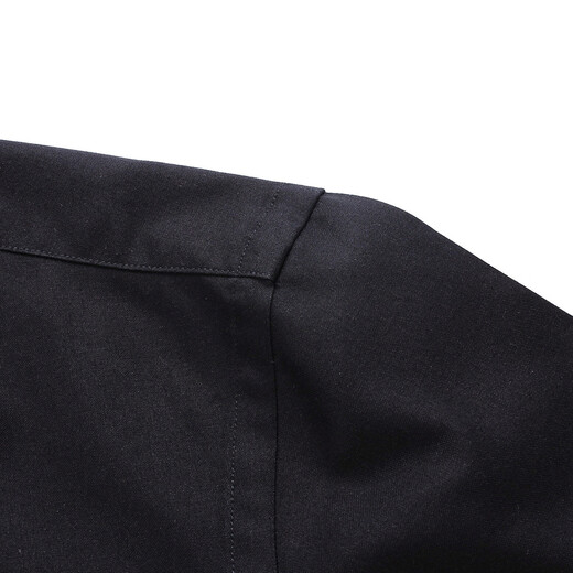 YOUNGOR long-sleeved shirt men's plain DP no-iron shirt pure cotton fabric anti-wrinkle flat and easy to care for new product GLDP16384AJA black 42