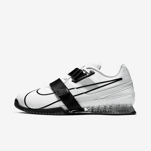 Nike Men's Shoes Romaleos 4 Impact Resistant Comprehensive Training Shoes Squat Weightlifting Deadlift Sports Shoes White/White/Black-101 44/US10