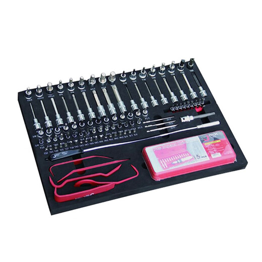 JETECH Auto Repair Tool Cart Multi-Function Maintenance Cart Drawer-type Hardware Tool Cabinet Push Shop Mobile Parts Cart Six-Layer 330-piece Tool Set RC-330S Complete Vehicle Support (With Tools)