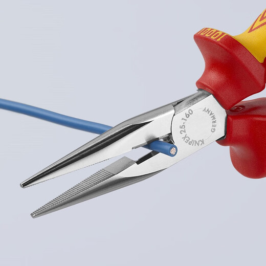 KNIPEX 25 02 160 160mm needle nose pliers 6 inches imported from Germany tool multifunctional multi-purpose needle nose pliers
