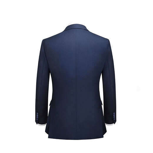 BAROMON anti-wrinkle and iron-free suit men's jacket business light formal suit men's suit top single suit navy blue-single top 175A (single top)