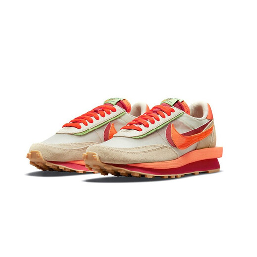 
Nike (NIKE) strictly selected good products Sacai X LDV WAFFLE Three-party joint shoes sports running shoes overseas direct mail gray black yellow deconstruction DJ4877-001 41