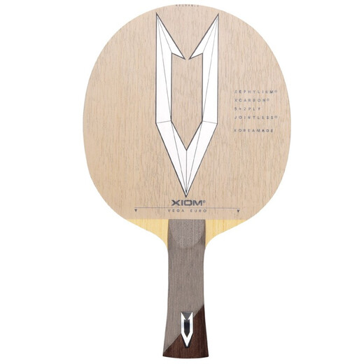 XIOM VEGA carbon fiber table tennis blade professional table tennis racket offensive competition training light cricket board Weijia Europe horizontal shooting FL (long handle)