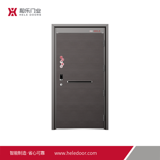 和乐门业（HELE DOORS）和乐门业 甲级门-乐颂 轻奢简约风 防盗入户门 钢质门 可定制 2050*960单扇