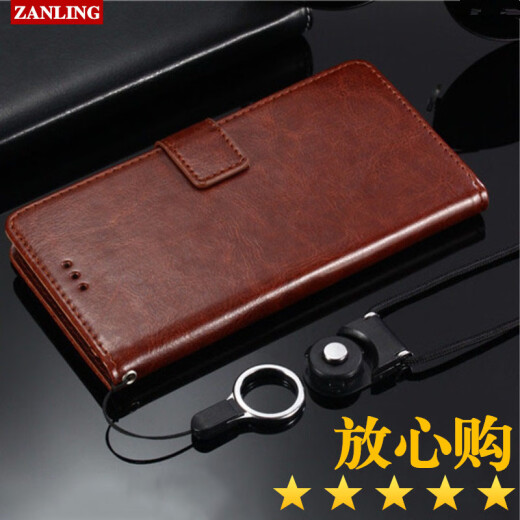 ZANLING Samsung GalaxyA90 mobile phone case clamshell leather case A71 leather case all-inclusive anti-fall protective cover A70S male 5G black Samsung 5G version (GalaxyA90) SM-A9080