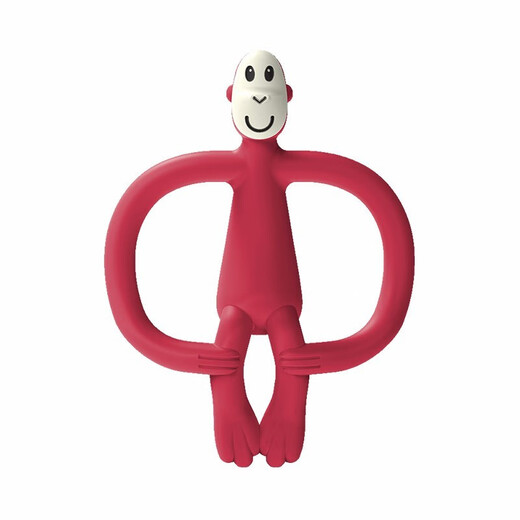 MATCHSTICK MONKEY British Match Monkey Teether Baby Soothes Molars No Tail Tail Anti-eating Hand Bite Teether Can Be Boiled Professional Teether + Cotton Gauze Gift Box