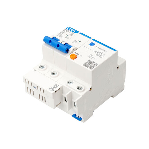 Chint (CHNT) NXBLE-63-2P-C63-30mA-6kA small leakage protection circuit breaker leakage protection air switch 2P 63A