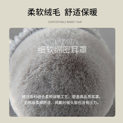 FitonTon earmuffs keep warm in winter female cute student earmuffs winter ear protection plush earbags antifreeze folding earmuffs