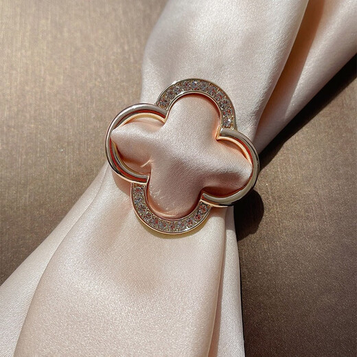 Xiaose scarf buckle simple brooch for women Korean style square scarf buckle for women versatile dual-purpose corner accessories birthday gift B5Y401 scarf buckle three-piece set