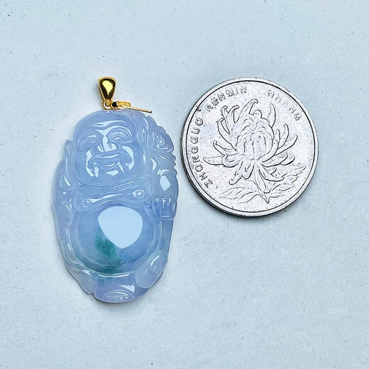 Pure 18k gold glossy melon seed pendant buckle gold color 18K gold necklace connector buckle clip buckle card jade accessories 18k gold k yellow straight needle