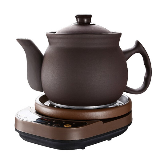 Kang Yashun decoction pot, Chinese medicine pot, fully automatic unglazed purple sand pot, traditional Chinese medicine pot, electric casserole, health pot, household Chinese medicine pot K7L pot + base K 7L