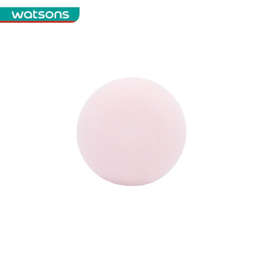 QVS [Watson's] Dual-purpose makeup application, makeup fixing, non-eating powder puff seal-shaped professional powder puff storage combination 10-1736