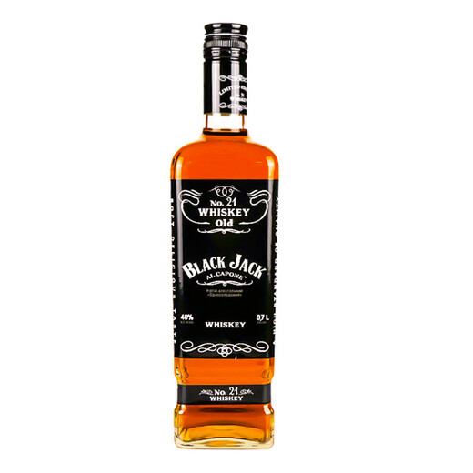 20% off for two pieces Black Jack (BLACK JACK) foreign wine imported from Ukraine original bottle blended whiskey 700ml Black Jack whiskey - single bottle