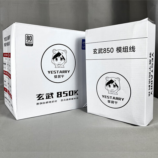 Yichenyu Xuanwu 850K+ rated 850W sustainable 1000W peak 1400W double gold medal certified full module power supply Xuanwu 650SE 550V4 rated 600W computer power supply Xuanwu 850K rated 850W silver full module white official standard wires complete double refund for expensive purchases JD Express