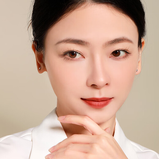 Mengjinyuan pt950 platinum earrings, love platinum simple glossy earrings, birthday gift for girlfriend, heart-shaped earrings - about 0.7g