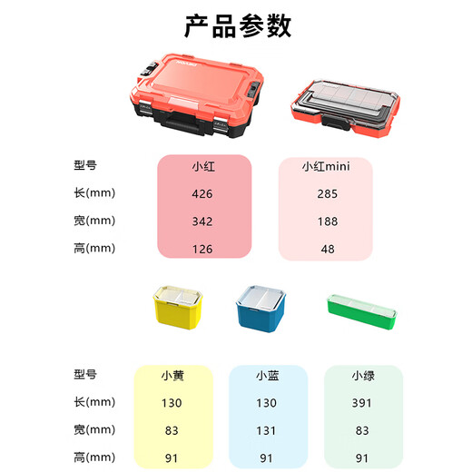 Devon large tool box car storage storage stacking combination box household water and electricity hardware large capacity No. 5 tool box