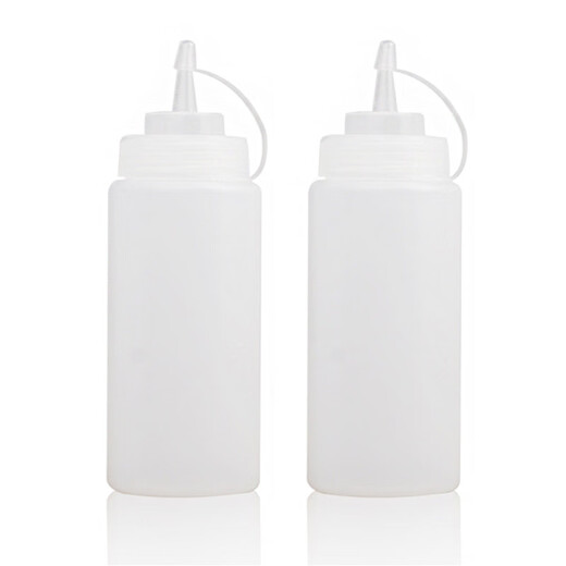 All-purpose baking sauce pot 450ml 2-pack 160z squeeze sauce bottle salad dressing squeeze bottle condiment bottle oil pot soy sauce vinegar pot