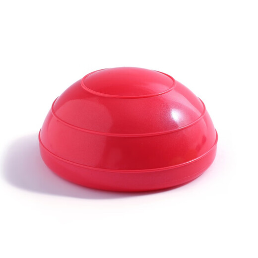 Chaosihui Xiaobosu Fan You Semi-circular Balance Ball Yoga Ball Fitness Ball Pilates Foot-Stepping Half-Garden Ball Equipment Training Ball Pink-Xiaobosu 2-Pack Inflator