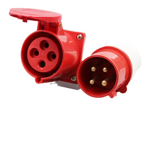 Tianshili outdoor waterproof aviation plug socket quick plug industrial dustproof aviation plug set 3-core 16A plug + connector (3 pieces)