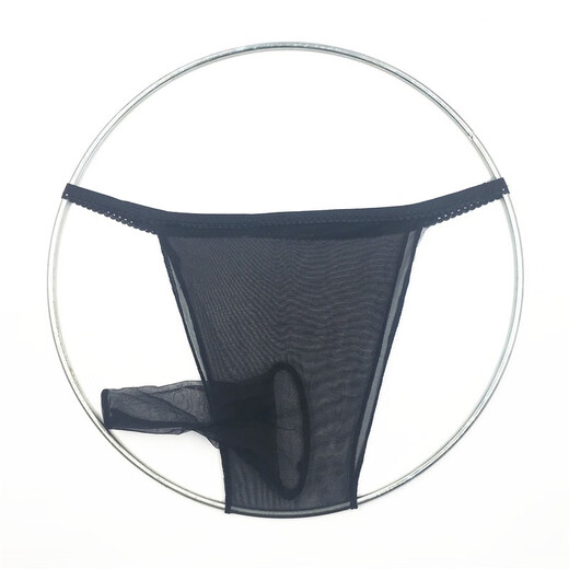 Private men's underwear, thin, fully transparent and traceless, multi-color triangle stockings cover, colorful thong cover, T-pants cover, large elasticity, 160Jin Jin is equal to 0.5kg, inside, black condom opening