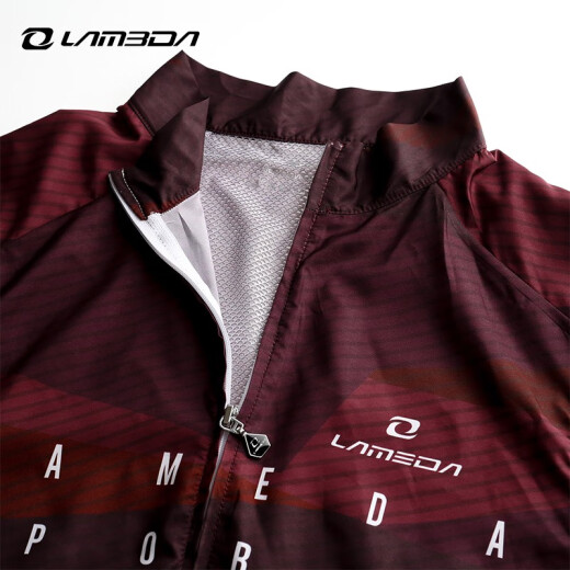 Lameda Cycling Windproof Vest Cycling Clothes Sports Windbreaker Vest Top Men and Women Vientiane Red - Windproof Vest XL