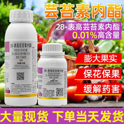 28 table high brassinolide plant growth regulator rooting and seedling foliar fertilizer vegetable flower and fruit preserving pesticide 100g