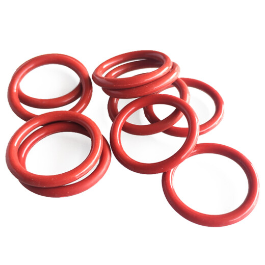 Hasdick HKW-116O-ring red sealed high temperature resistant pipe instrument machine silicone ring 16*1.9mm (100 pieces)