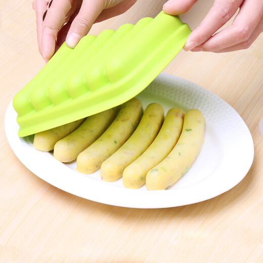 PAPAROTTY Silicone Sausage Mold Baby Homemade Children's Steamed Sausage Baby Household Food Complementary Grinding Tool Ham Sausage