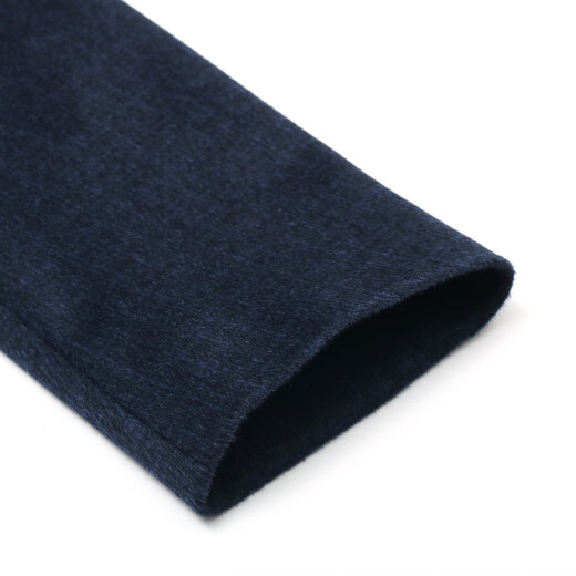 YOUNGOR Men's Coat Men's Single-breasted Five-Button Jacket Standard Edition Wool Blended Down Liner Shopping Store Same Style Dark Blue S 165/88A