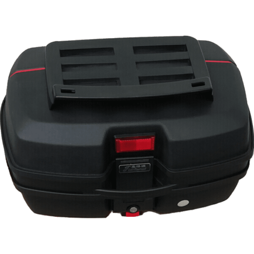Garderui Trunk Trunk Trunk Motorcycle Hail Box Box Box Box Extra Girt Trunk Coldened Scooter 698 Black 45L