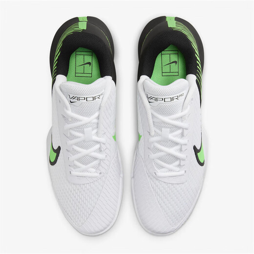 Nike Men's Shoes Court Air Zoom Vapor Pro 2 New Lightweight Breathable Professional Tennis Training Shoes White Green DR6191-105 Standard 38.5/US6