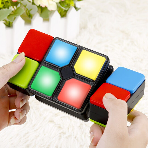 Nebula Baby Super Huarongdao Logical Thinking Digital Electronic Puzzle Children's Toy 8-12 Boys Birthday Gift 7-13 Years Old Variety Music Rubik's Cube [4 Modes of Lighting]