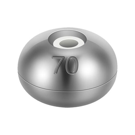 Baichao magnetic ring through-core lead pendant sea rod silver carp and bighead carp line group water monster pendant long-range throwing rod ceramic lead pendant fishing net side lead pendant accessories magnetic core lead pendant 150g 5 pieces