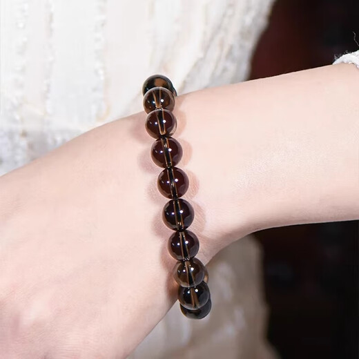 EVAIY genuine Brazilian raw stone crystal bracelet women's jewelry New Year gift for girlfriend birthday Valentine's Day gift collection grade tea crystal bracelet-8mm