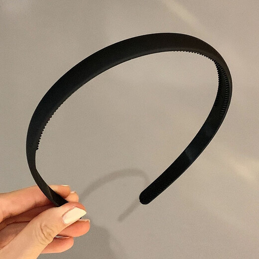 Men's hairbands invisible face wash hairpins boys sports hairbands 2025 new trendy internet celebrity hairbands 07 black matte hairbands