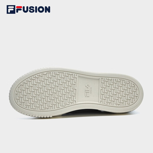 FILA FUSION Fila marca de moda WALLRIDE DX zapatos de hombre zapatos de lona de una sola pierna zapatillas nuevas negro/blanco leche-BG 41