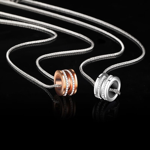 MZMZ platinum necklace men's pt950 platinum fashion accessories pendant hip-hop Valentine's Day birthday gift for boyfriend local warehouse next day delivery - light luxury transfer bead necklace - chain length 55cm