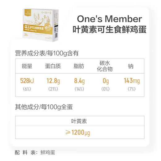 One s Member Lutein Can Be Eaten Raw Standard Fresh Eggs 20 Pieces 55g Straight from the Source One s Member Lutein Can Be Eaten Raw Standard Fresh Eggs 20 Pieces 55g Straight from the Source