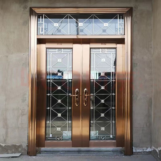 JRB Jiaruibao steel door villa door entrance door double door stainless steel courtyard door opposite living room rural self-built house door double door style 1