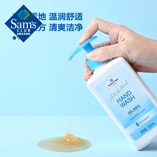 Member s Mark Antibacterial Hand Sanitizer 500ml*6