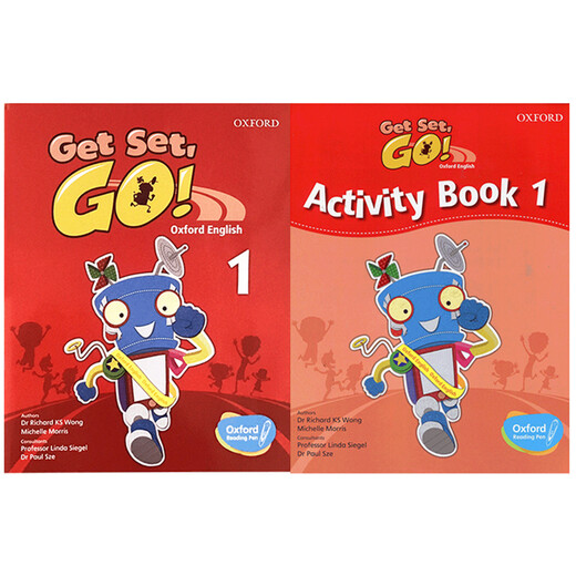 牛津原版幼儿英语Get Set Go 1 教材+练习册套装 点读版（牛津大学出版社）牛津点读笔可点读 原版进口 英语学习
