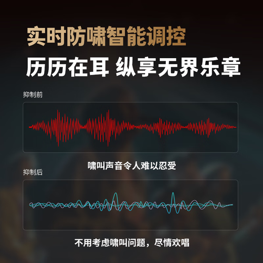 Melody DSP6300 karaoke reverberation digital audio preamp effector home theater anti-howling mixer processor with microphone mixer equalizer DSP6300 professional karaoke effector deluxe version standard version