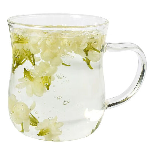 Mingbo original dried jasmine flowers from Heng County, Guangxi, fully opened dried jasmine flowers with strong fragrance, canned jasmine pure flowers (buds) 100g