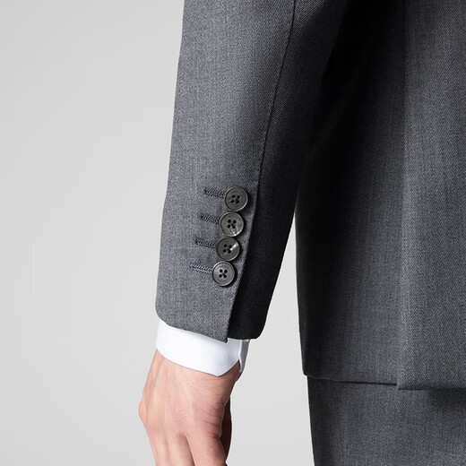 VICUTU men's suits are comfortable, trendy and fashionable, business casual and versatile gray suit jacket, suit 180B or trousers 90B, dark gray trousers