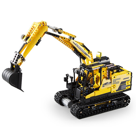 Double Eagle building blocks assembled toy boy excavator excavator remote control car engineering model children's birthday gift C51026