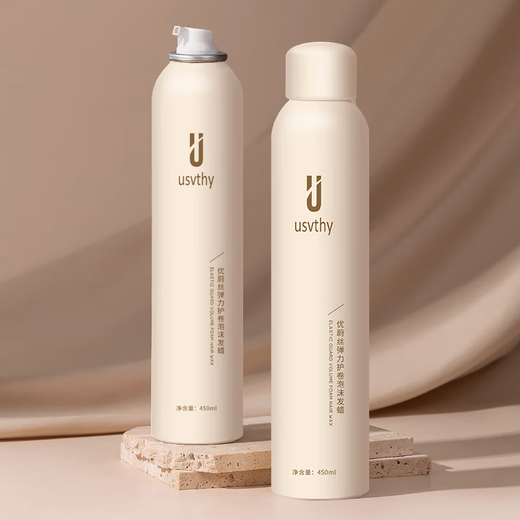 Hanse (Hanse) USVTHY FUMA FRANCÉS PERM Natural Fluffy Shaping HimedTizing Bubble Mousse Mense y mujeres Cabello de cabello 3 botellas [450 ml/botella]