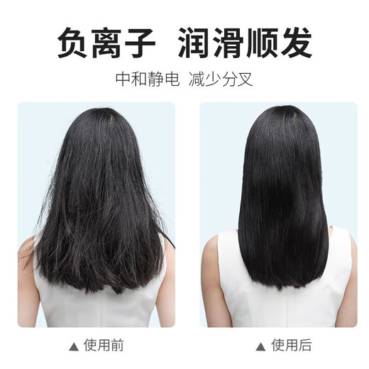 FLYCO high-speed hair dryer household negative ion constant temperature hair care high wind speed drying bass portable hair dryer for dormitory students negative ion hair care FH6277 1800W high power